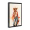 Stupell Industries Wild West Cowgirl Charm Framed Floater Canvas Wall Art Design by Andrea Haase